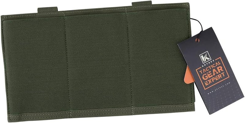 KRYDEX Molle 5.56mm Single/Double/Triple Magazine Pouch Speed Mag Pouches for .223 5.56 Magazine - Image 2